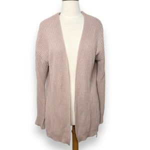 Ten Six Sherman Dusty Pink Knit Open Cardigan